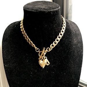 Juicy Couture Gold Charm Necklace